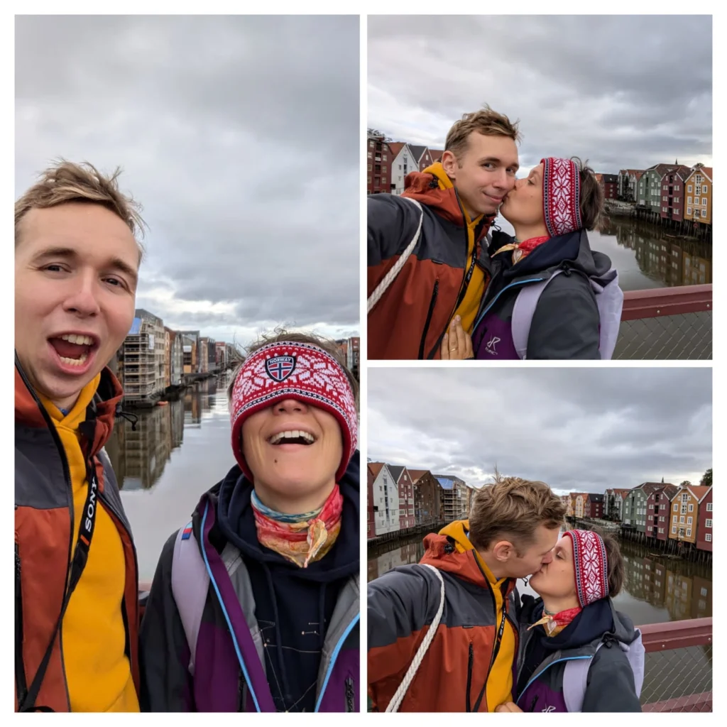 Tag-18 - Auf der Gamle bybro (alte Stadtbrücke) muss man sich küssen, dann hält die Liebe ewig ☝️🤭